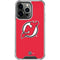 NHL New Jersey Devils Solid Background iPhone 13 Pro Clear Case