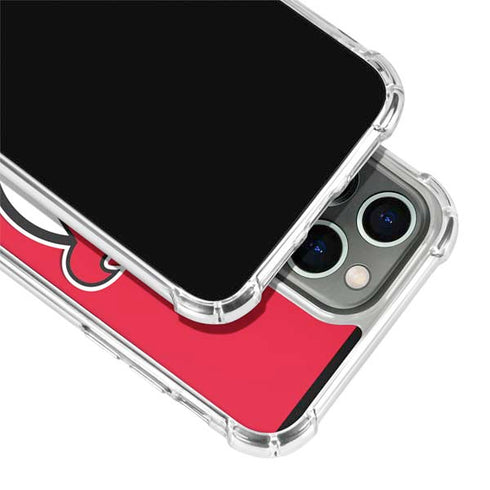 NHL New Jersey Devils Solid Background iPhone 13 Pro Clear Case