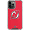 NHL New Jersey Devils Solid Background iPhone 14 Pro Max Clear Case