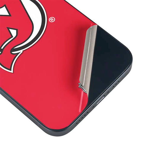 NHL New Jersey Devils Solid Background iPhone 14 Skin