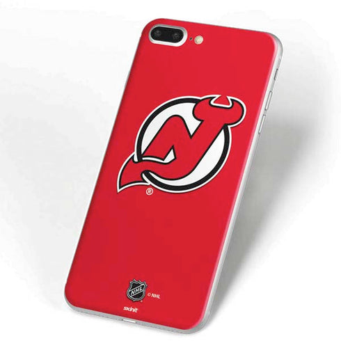 NHL New Jersey Devils Solid Background iPhone 7 Plus Skin
