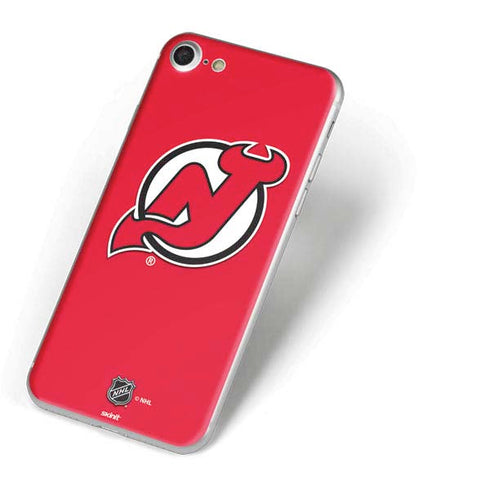 NHL New Jersey Devils Solid Background iPhone 7 Skin