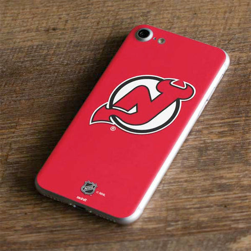 NHL New Jersey Devils Solid Background iPhone 7 Skin
