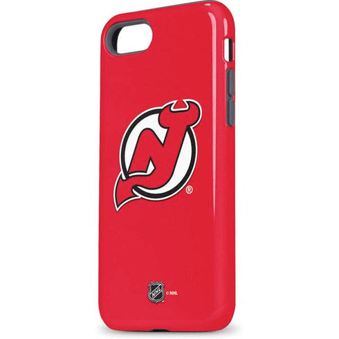 NHL New Jersey Devils Solid Background iPhone 8 Pro Case