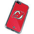 NHL New Jersey Devils Solid Background iPhone SE (2nd & 3rd Gen) Clear Case