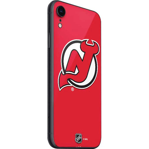 NHL New Jersey Devils Solid Background iPhone SE (2nd & 3rd Gen) Skin