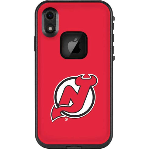 NHL New Jersey Devils Solid Background LifeProof Fre iPhone Skin