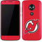 NHL New Jersey Devils Solid Background Moto E5 Play Skin