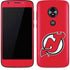 NHL New Jersey Devils Solid Background Moto E5 Play Skin