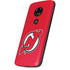 NHL New Jersey Devils Solid Background Moto E5 Play Skin