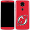 NHL New Jersey Devils Solid Background Moto E5 Plus Skin