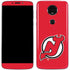 NHL New Jersey Devils Solid Background Moto E5 Plus Skin