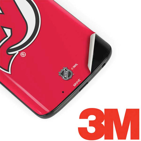 NHL New Jersey Devils Solid Background Moto G6 Skin