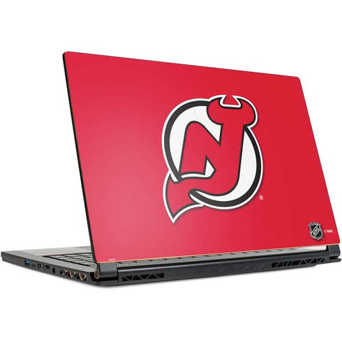 NHL New Jersey Devils Solid Background MSI GS65 Stealth Laptop Skin