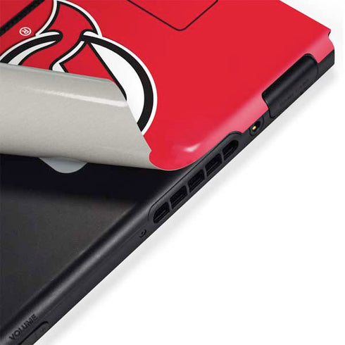 NHL New Jersey Devils Solid Background Nintendo Switch Bundle Skin