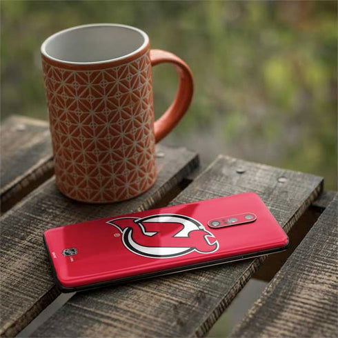 NHL New Jersey Devils Solid Background OnePlus 7 Pro Skin