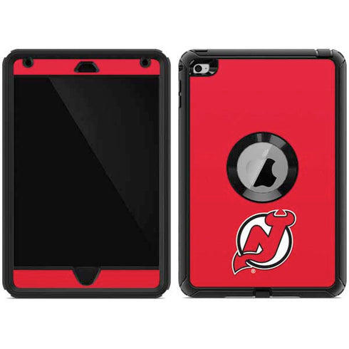 NHL New Jersey Devils Solid Background Otterbox Defender iPad Skin