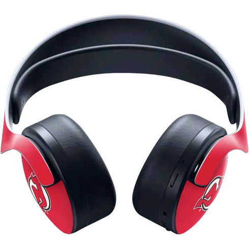 NHL New Jersey Devils Solid Background PULSE 3D Wireless Headset for PS5 Skin