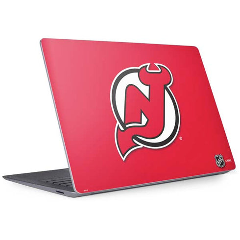 NHL New Jersey Devils Solid Background Surface Laptop 3 13.5in Skin