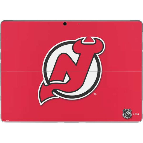 NHL New Jersey Devils Solid Background Surface Pro 8 Skin
