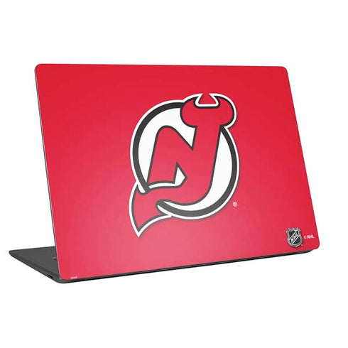 NHL New Jersey Devils Solid Background Universal Laptop 12in (9.8 x 6.8in) Skin