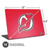 NHL New Jersey Devils Solid Background Universal Laptop 16in (13 x 9.4in) Skin