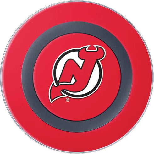 NHL New Jersey Devils Solid Background Wireless Charger Skin