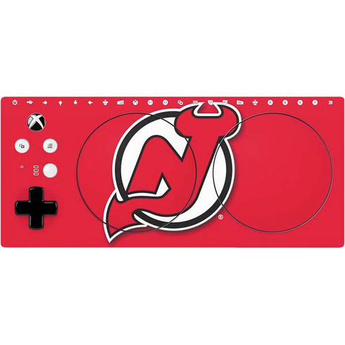 NHL New Jersey Devils Solid Background Xbox Adaptive Controller Skin