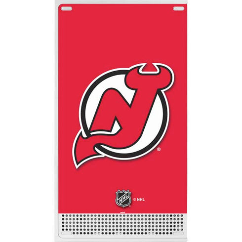 NHL New Jersey Devils Solid Background Xbox Series S Console Skin