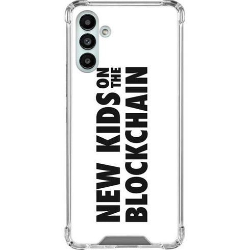 New Kids On The Blockchain Galaxy A13 5G Clear Case