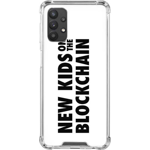 New Kids On The Blockchain Galaxy A32 5G Clear Case