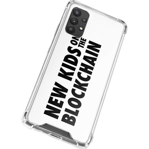 New Kids On The Blockchain Galaxy A32 5G Clear Case