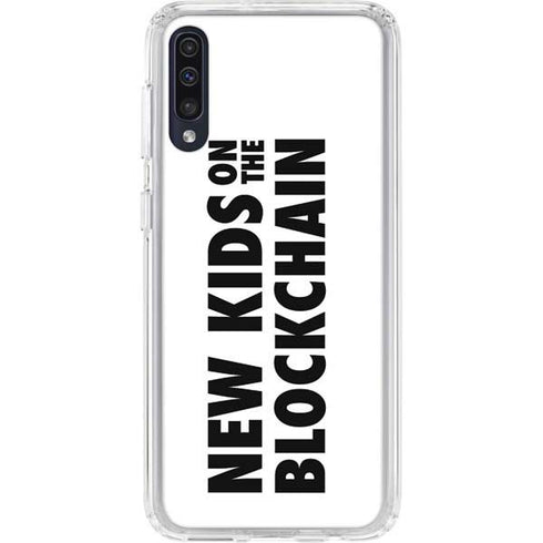 New Kids On The Blockchain Galaxy A50 Clear Case