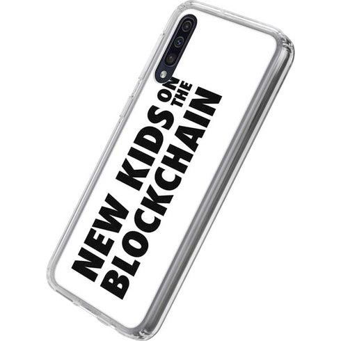 New Kids On The Blockchain Galaxy A50 Clear Case