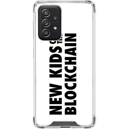 New Kids On The Blockchain Galaxy A52 5G Clear Case