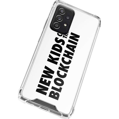 New Kids On The Blockchain Galaxy A52 5G Clear Case