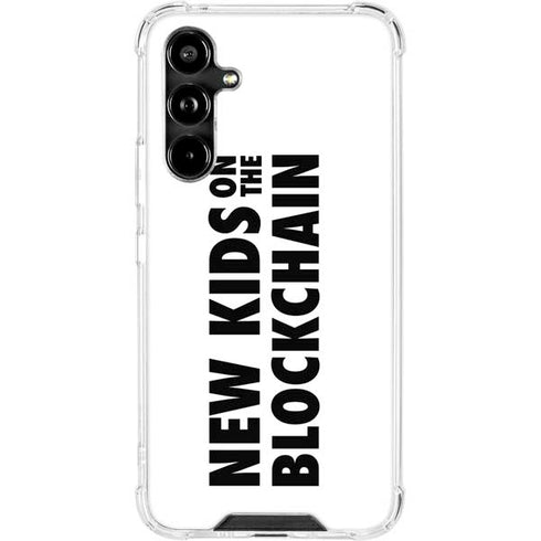 New Kids On The Blockchain Galaxy A54 5G Clear Case
