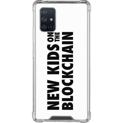 New Kids On The Blockchain Galaxy A71 5G Clear Case