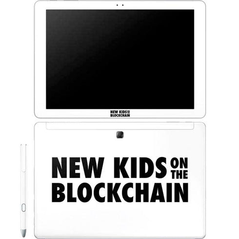 New Kids On The Blockchain Galaxy Book 12in Skin