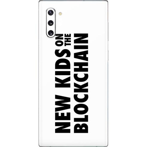 New Kids On The Blockchain Galaxy Note 10 Skin