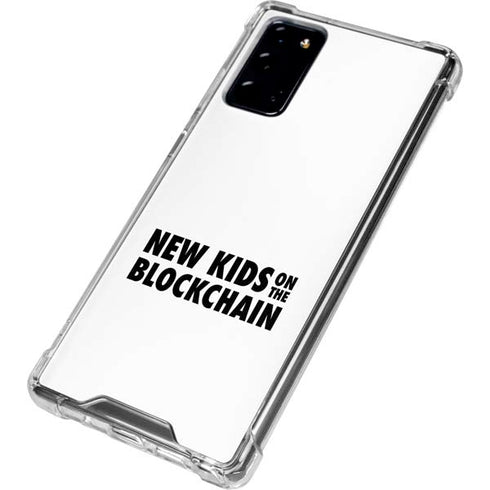 New Kids On The Blockchain Galaxy Note20 5G Clear Case