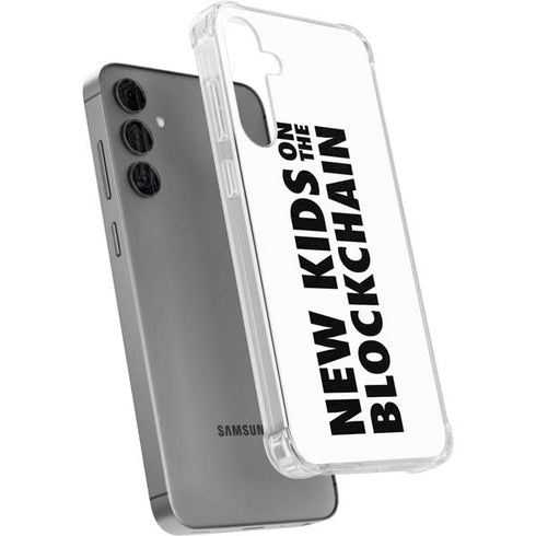 New Kids On The Blockchain Galaxy S24 Plus Clear Case