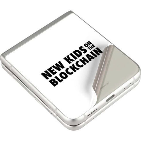 New Kids On The Blockchain Galaxy Z Flip3 5G Skin