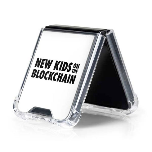 New Kids On The Blockchain Galaxy Z Flip5 5G Clear Case