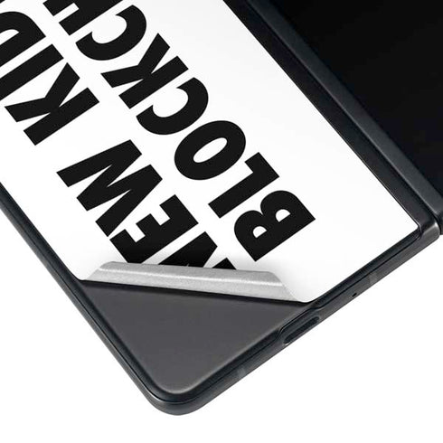 New Kids On The Blockchain Galaxy Z Fold4 5G Skin
