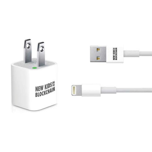 New Kids On The Blockchain iPhone Charger (5W USB) Skin