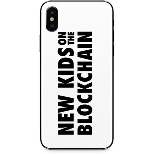 New Kids On The Blockchain iPhone X Skin