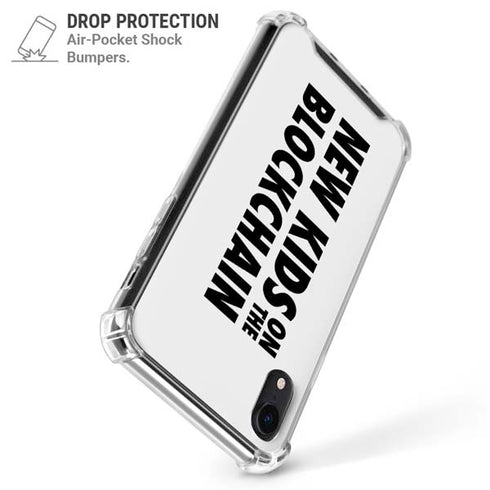New Kids On The Blockchain iPhone XR Clear Case
