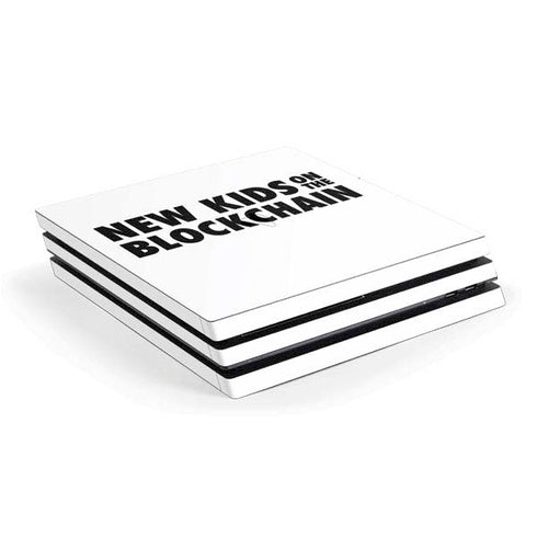 New Kids On The Blockchain PS4 Pro Console Skin
