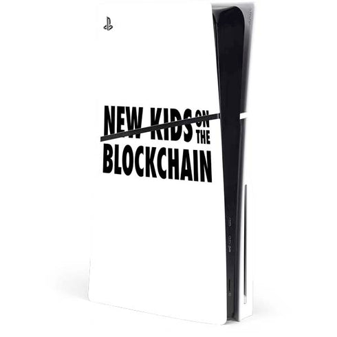 New Kids On The Blockchain PS5 Slim Disk Console Skin